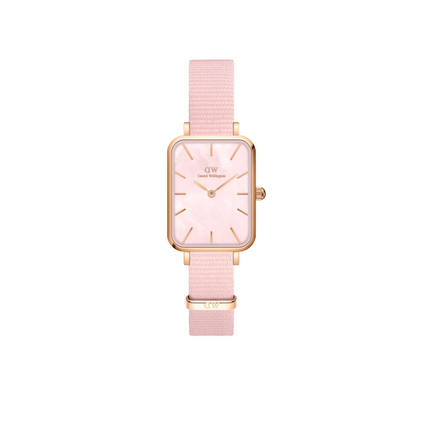DANIEL WELLINGTON QUADRO CORAL 20X26mm RG MOP