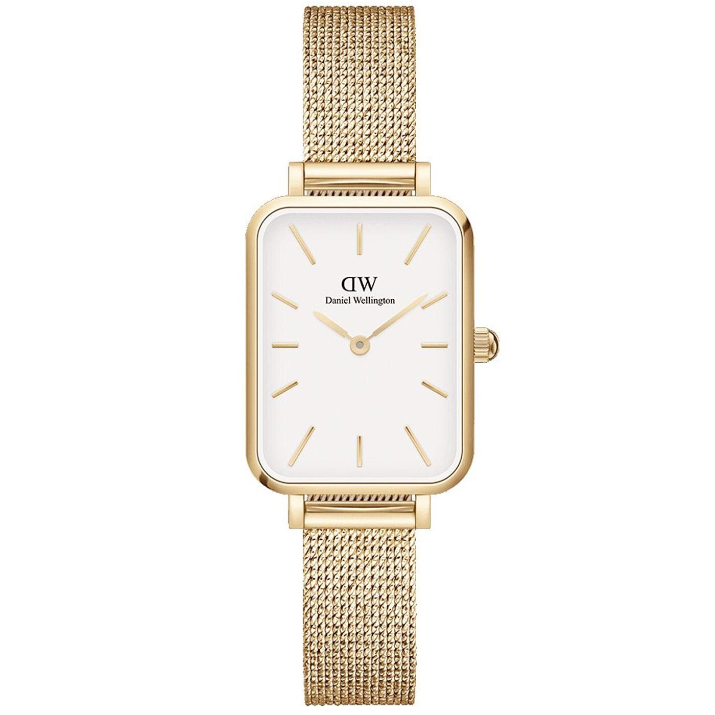 DANIEL WELLINGTON Quadro Evergold Gold 20x26mm Whi