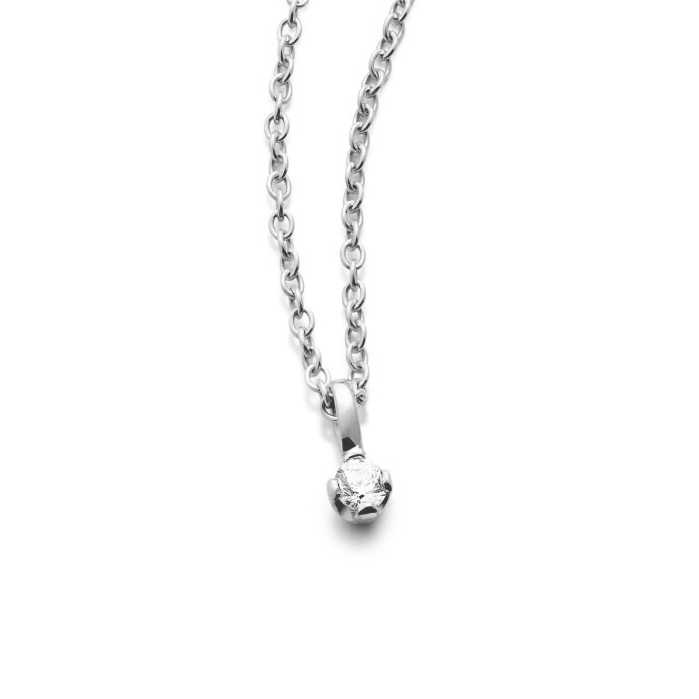 Agnes hänge 18K vitguld 0,10 ct