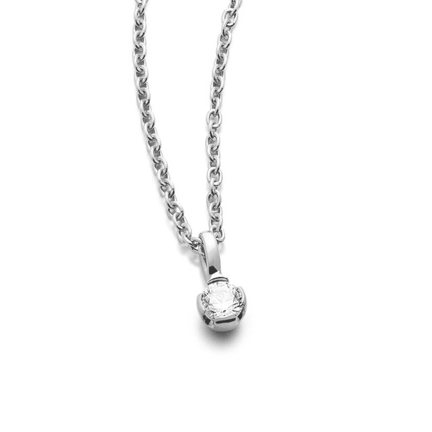 Agnes hänge 18K vitguld 0,20 ct