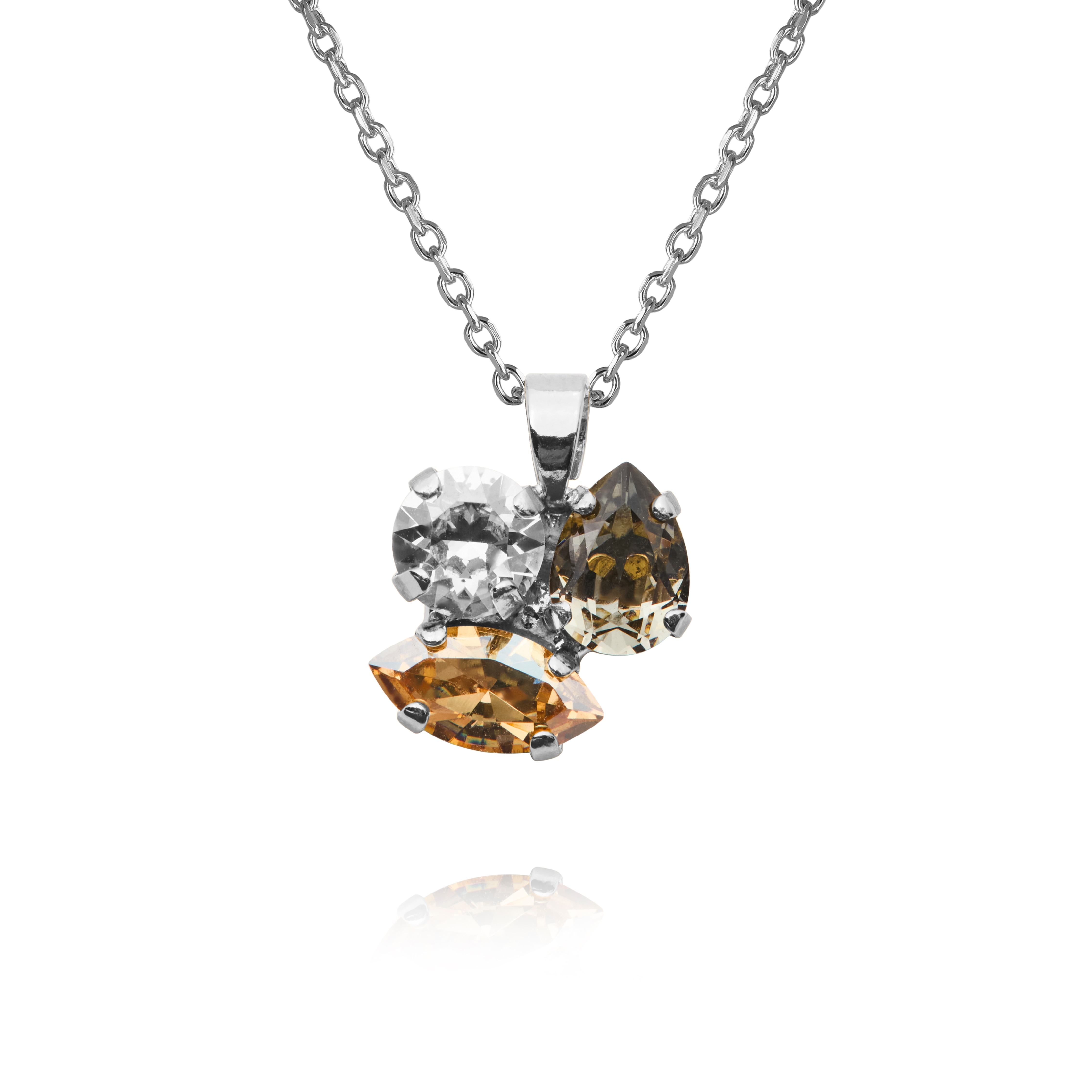 Ana Necklace / Black Golden Combo