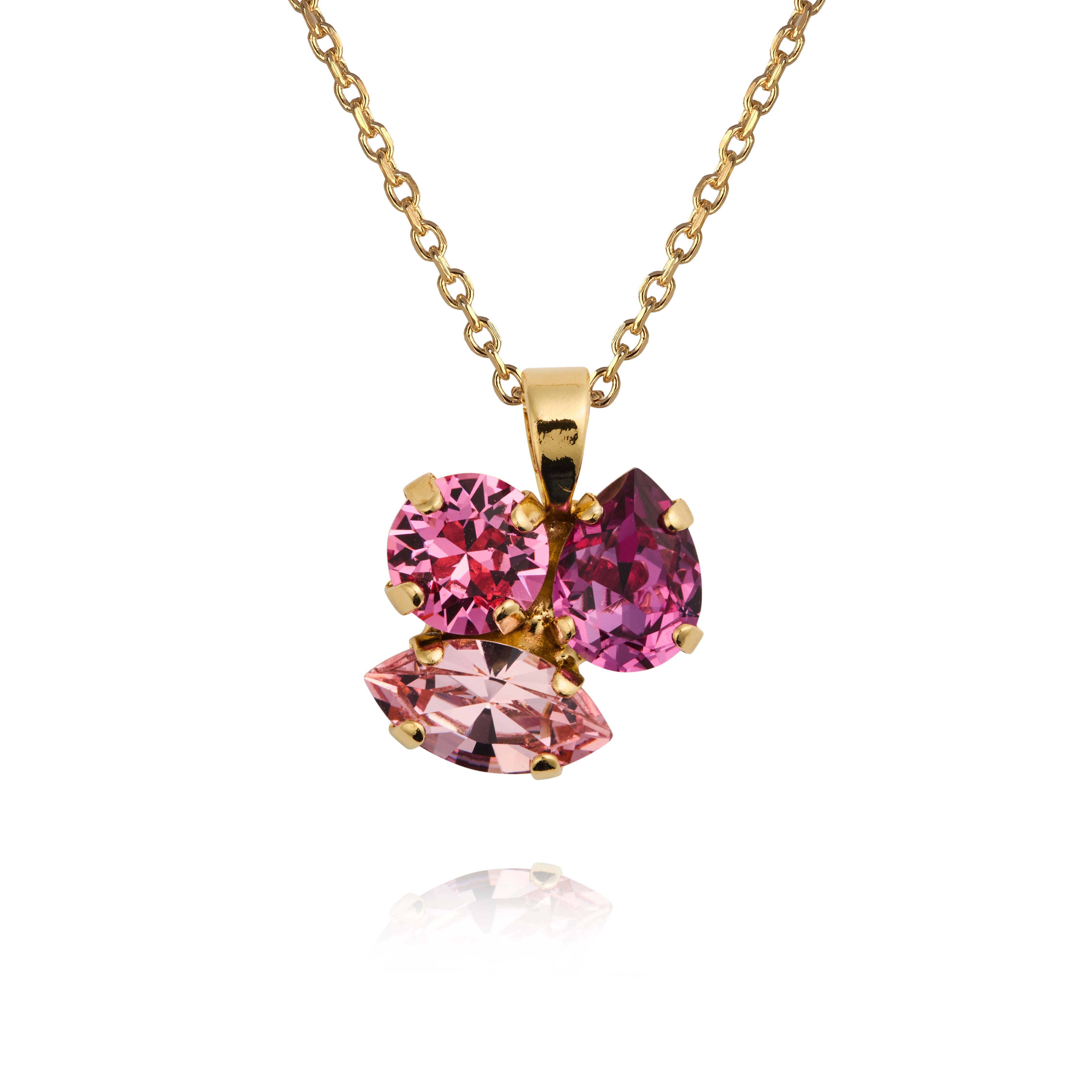 Ana Necklace / Dark Rose Combo