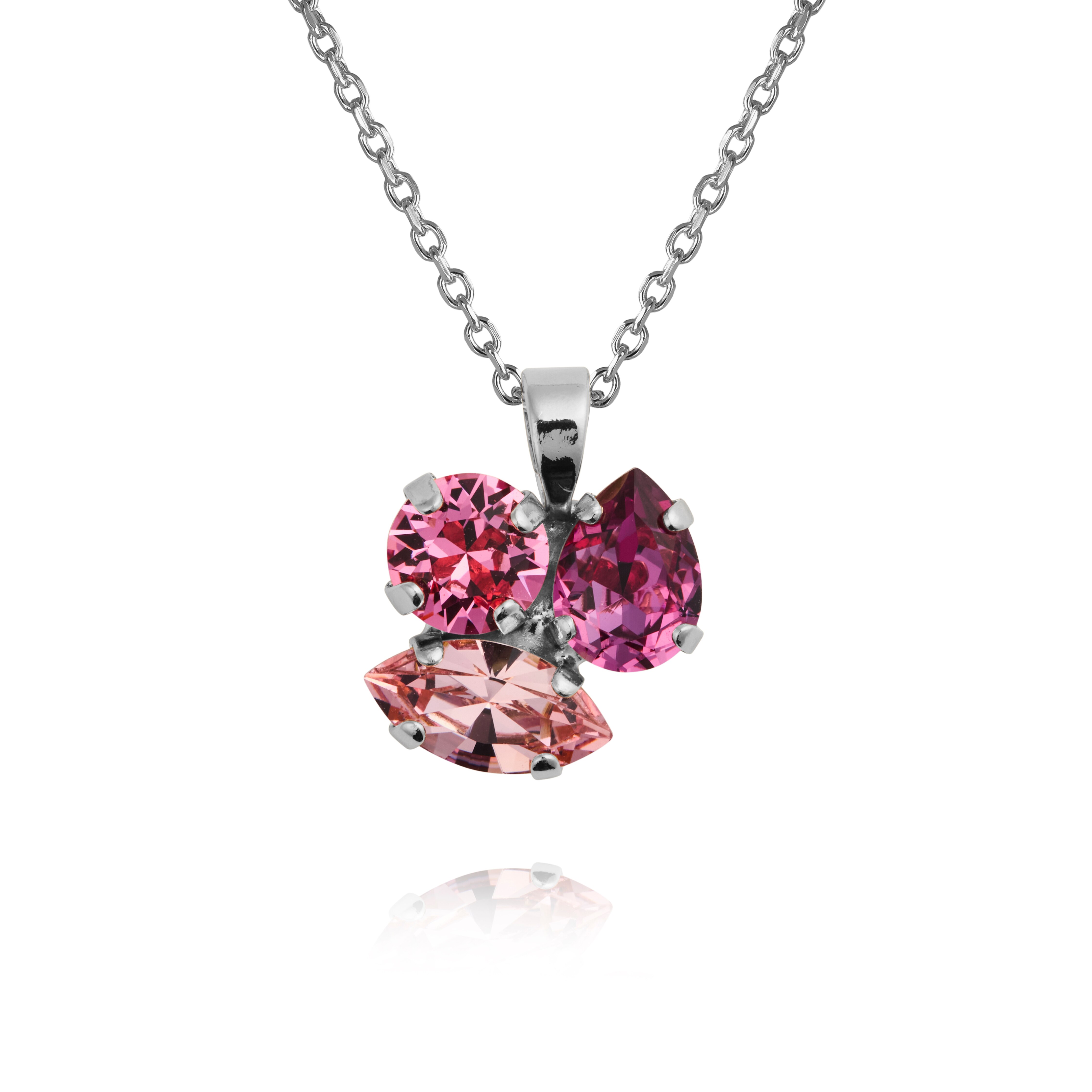 Ana Necklace / Dark Rose Combo
