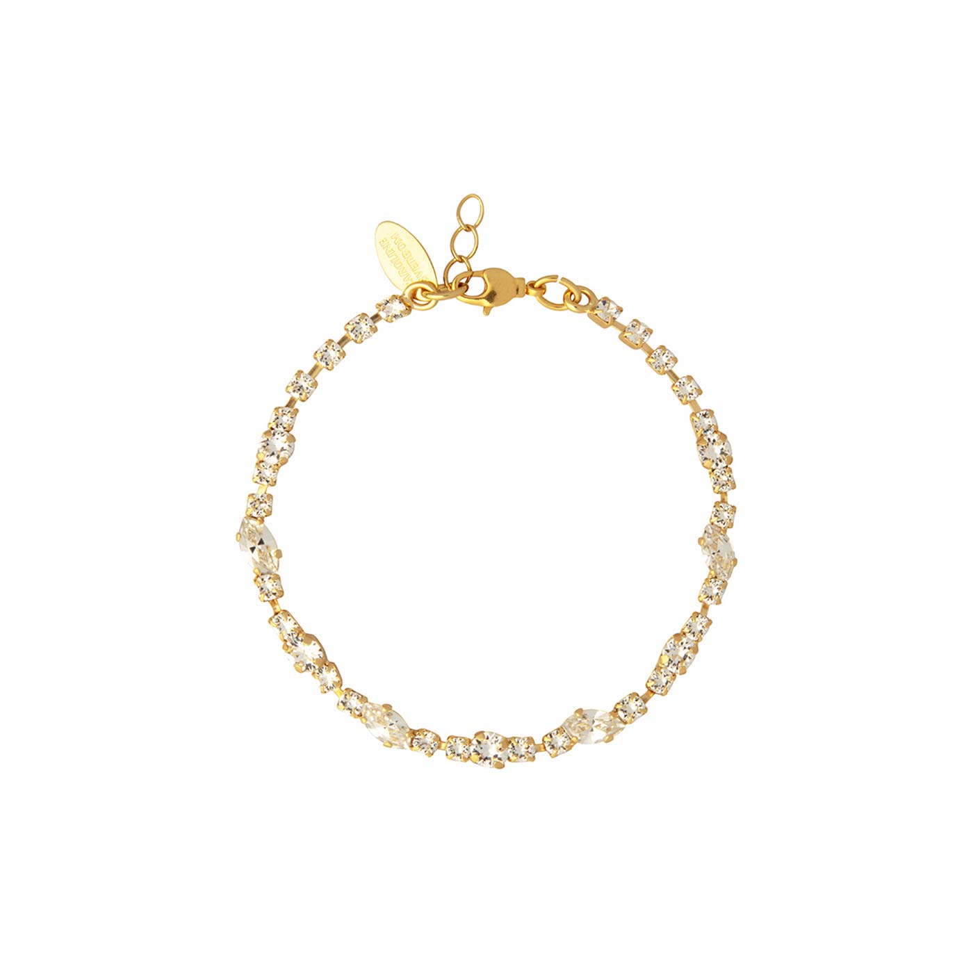 Antonia bracelet Gold Crystal