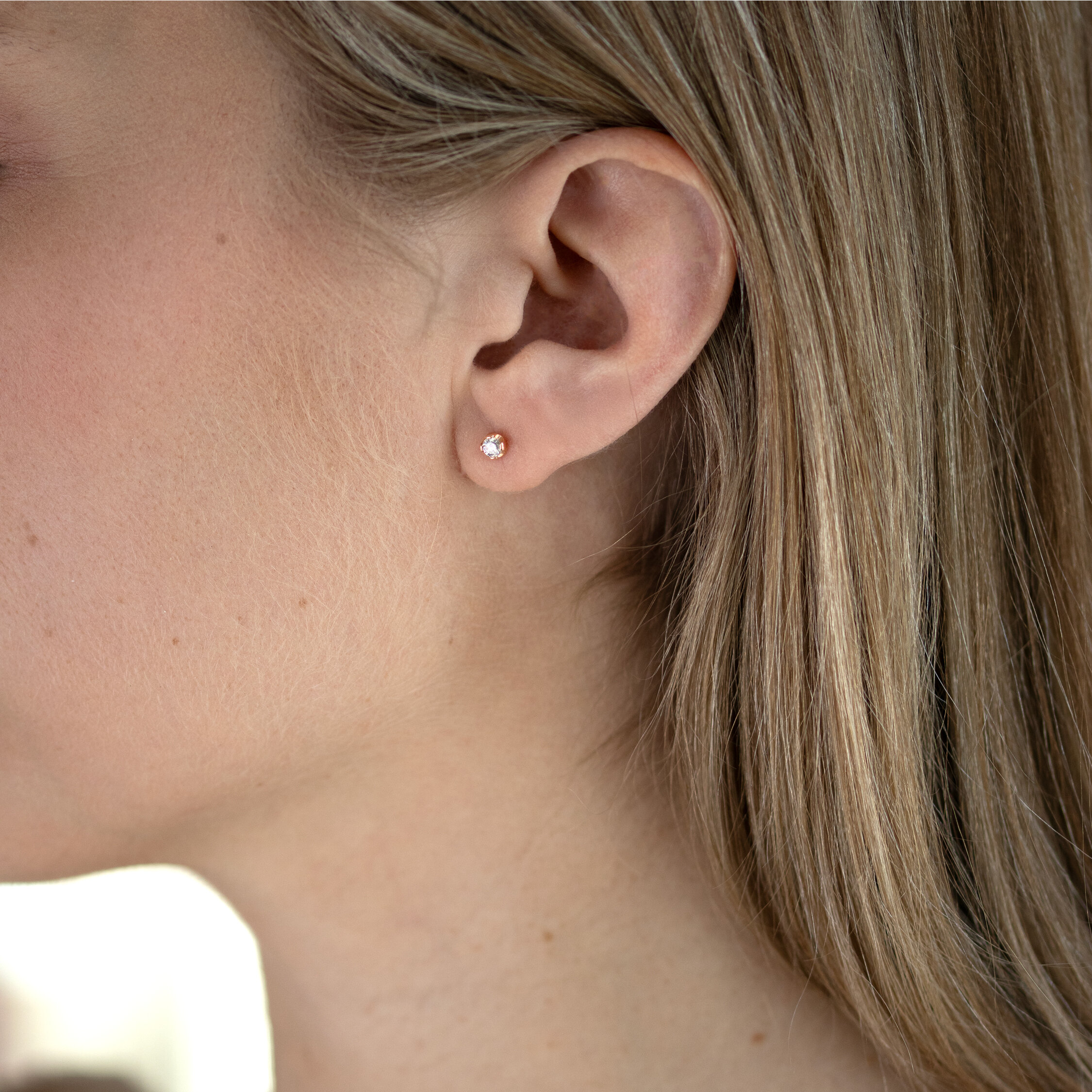 Agnes örhänge 2x0,10ct 18k vg