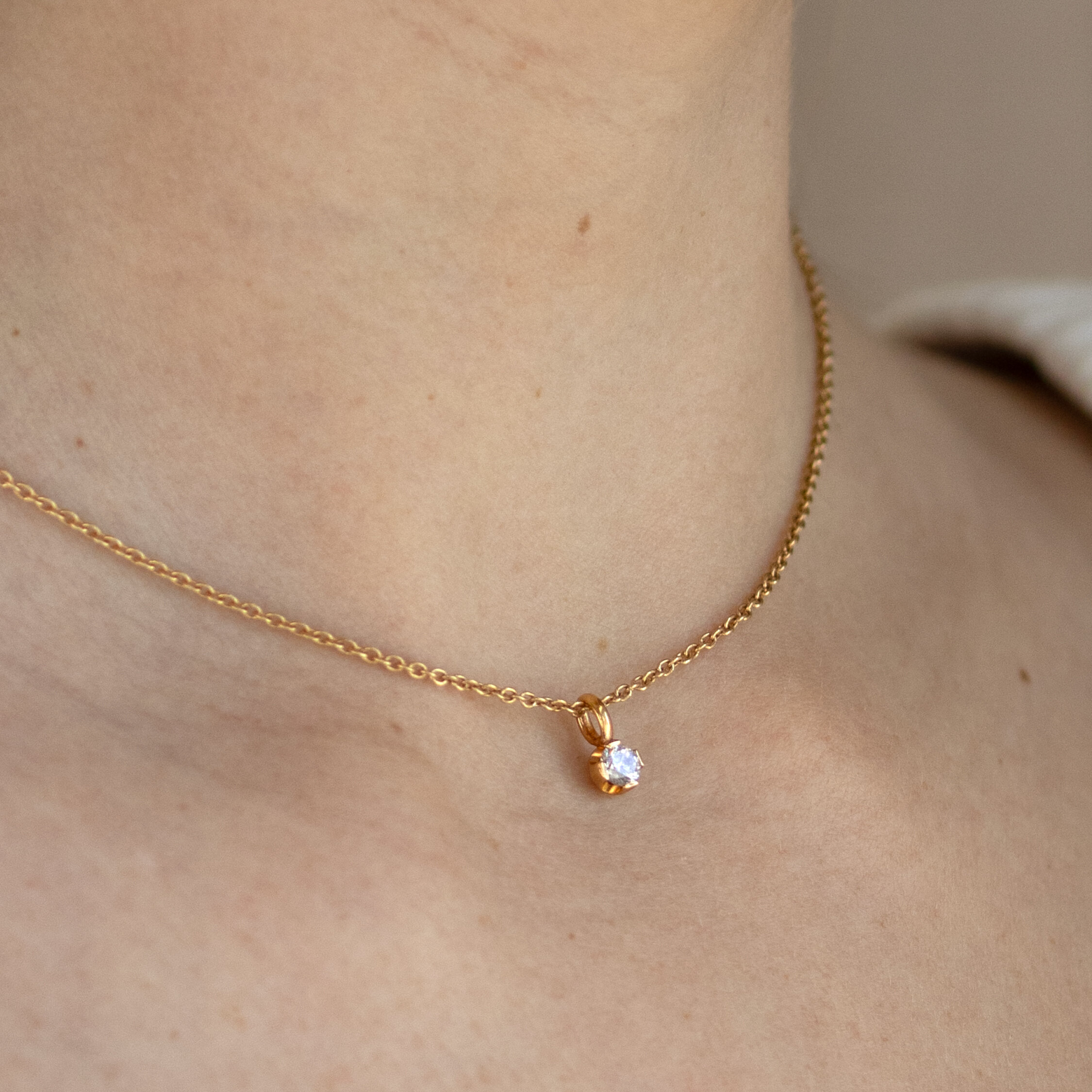 Agnes hänge 18K vitguld 0,25 ct