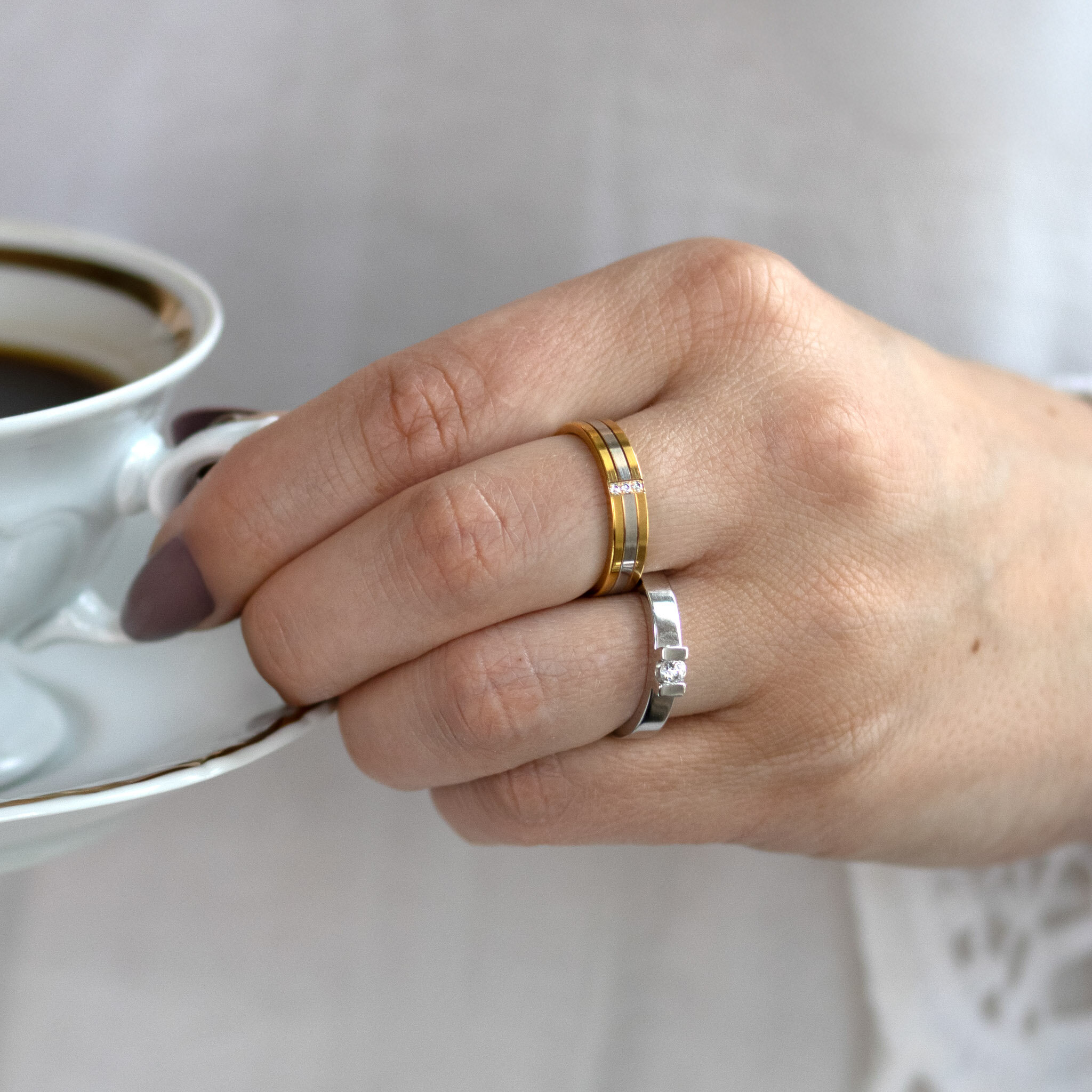 Anna 0,12 ct rödguld
