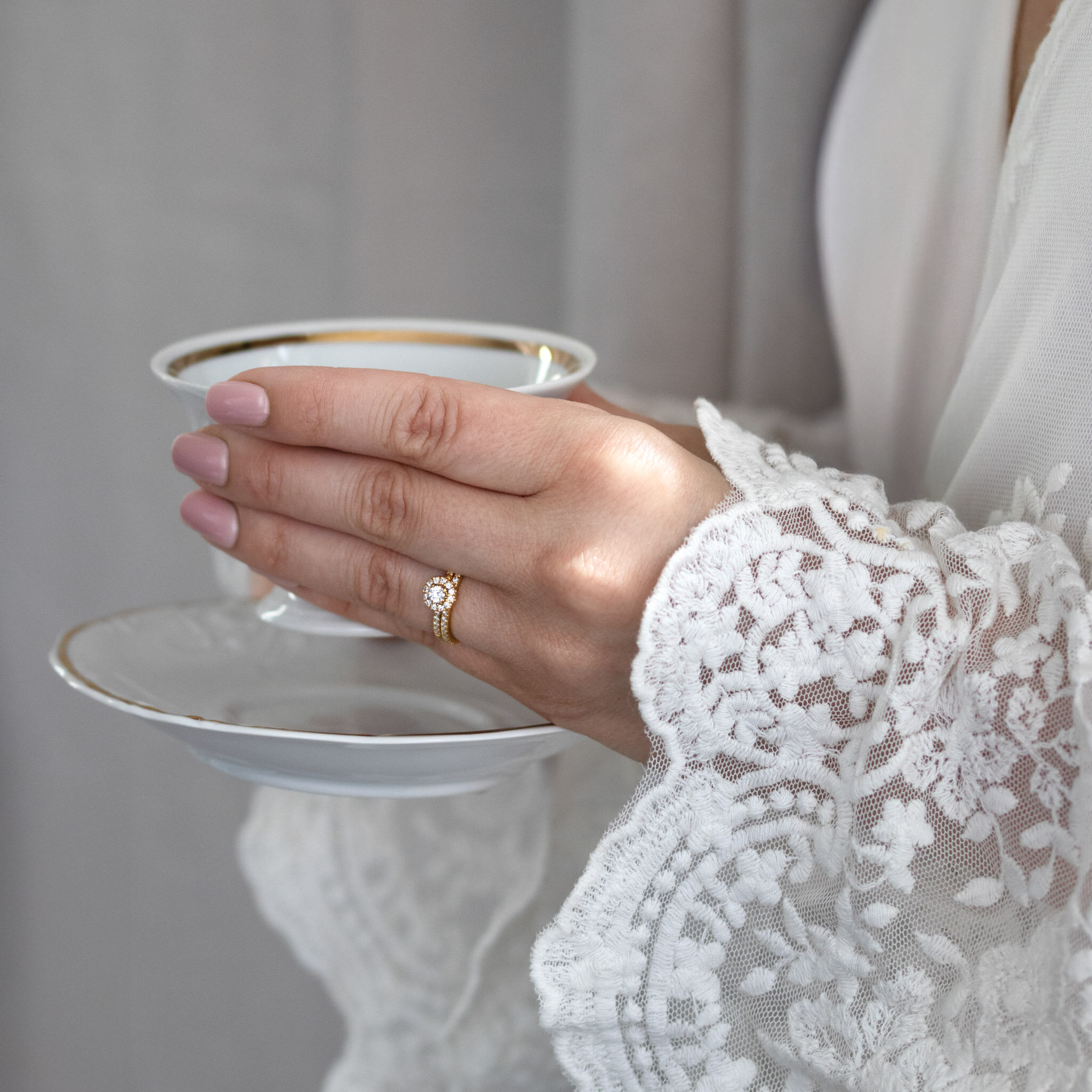 Arianna 0,34 ct vitguld