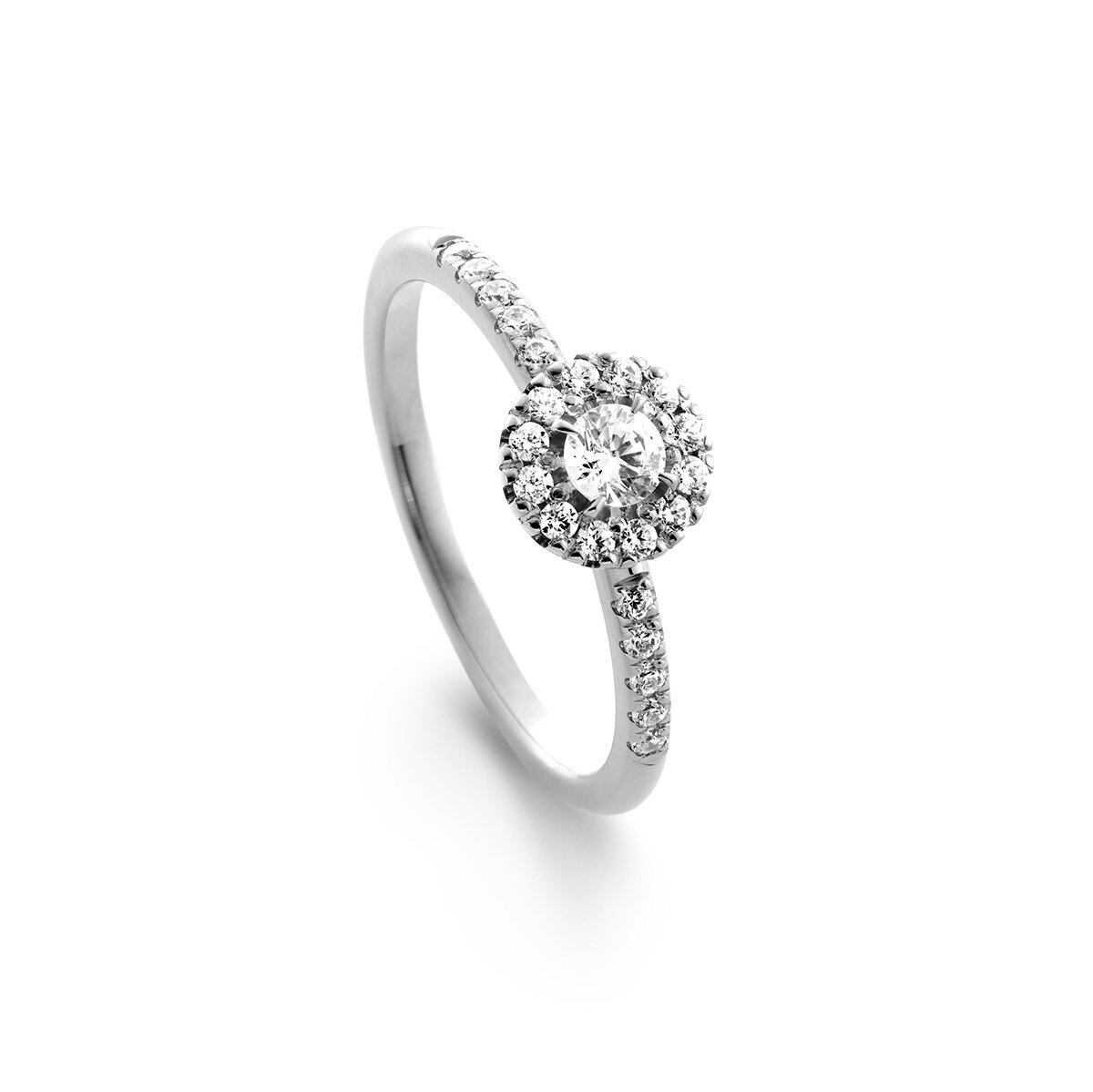 Arianna 0,34 ct vitguld