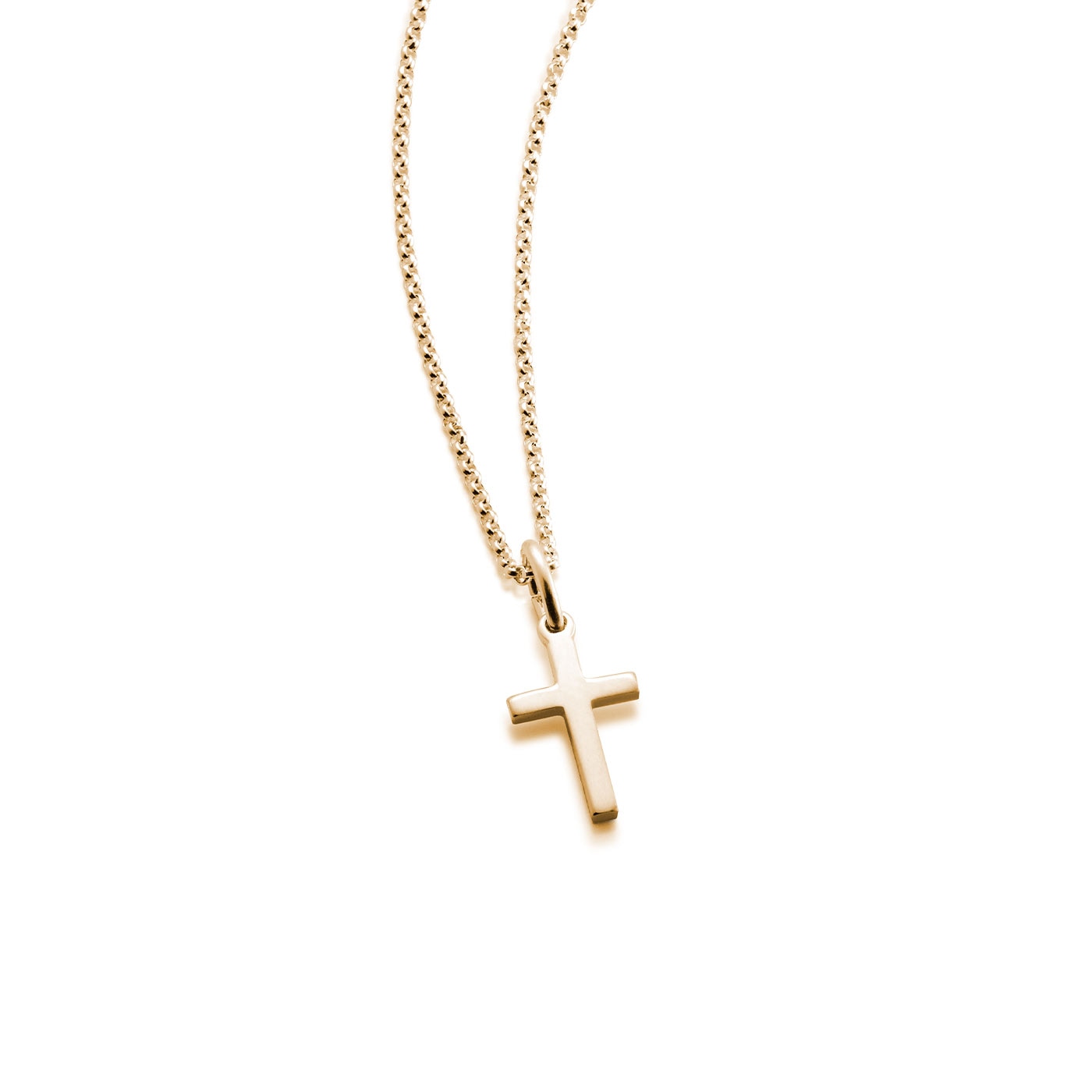 Miniature Faith necklace Gold plated