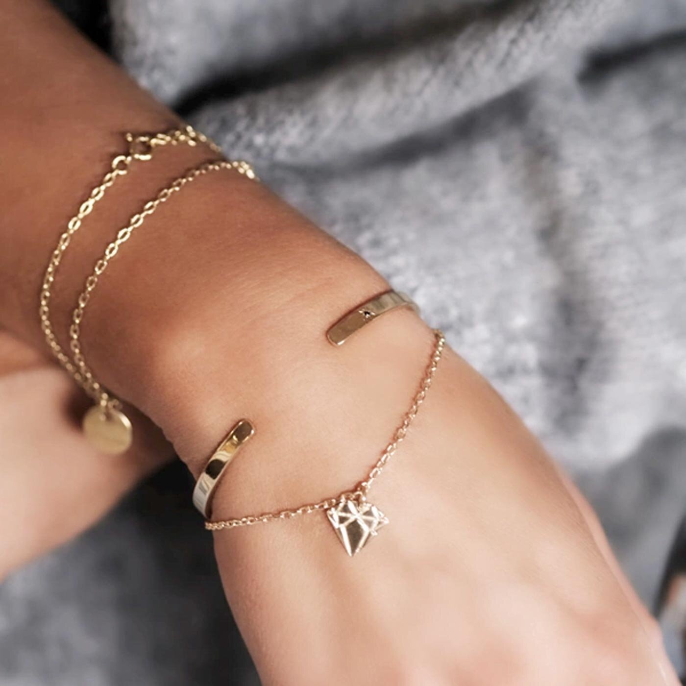 Silver Diamond Bracelet