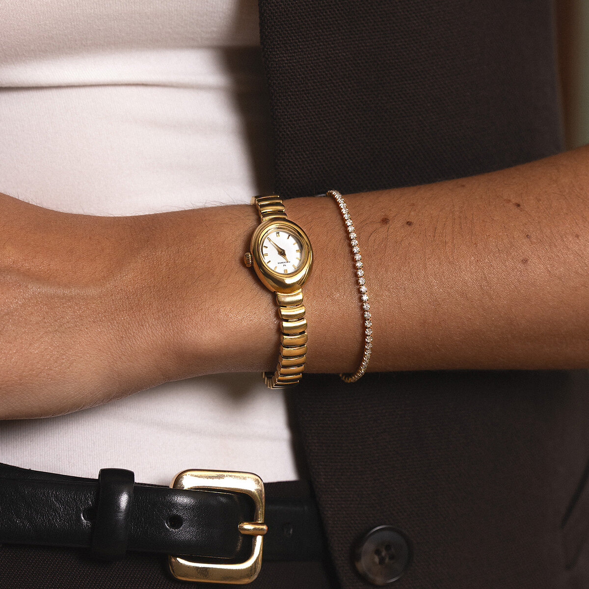Belle Oval Petite Gold Combo 