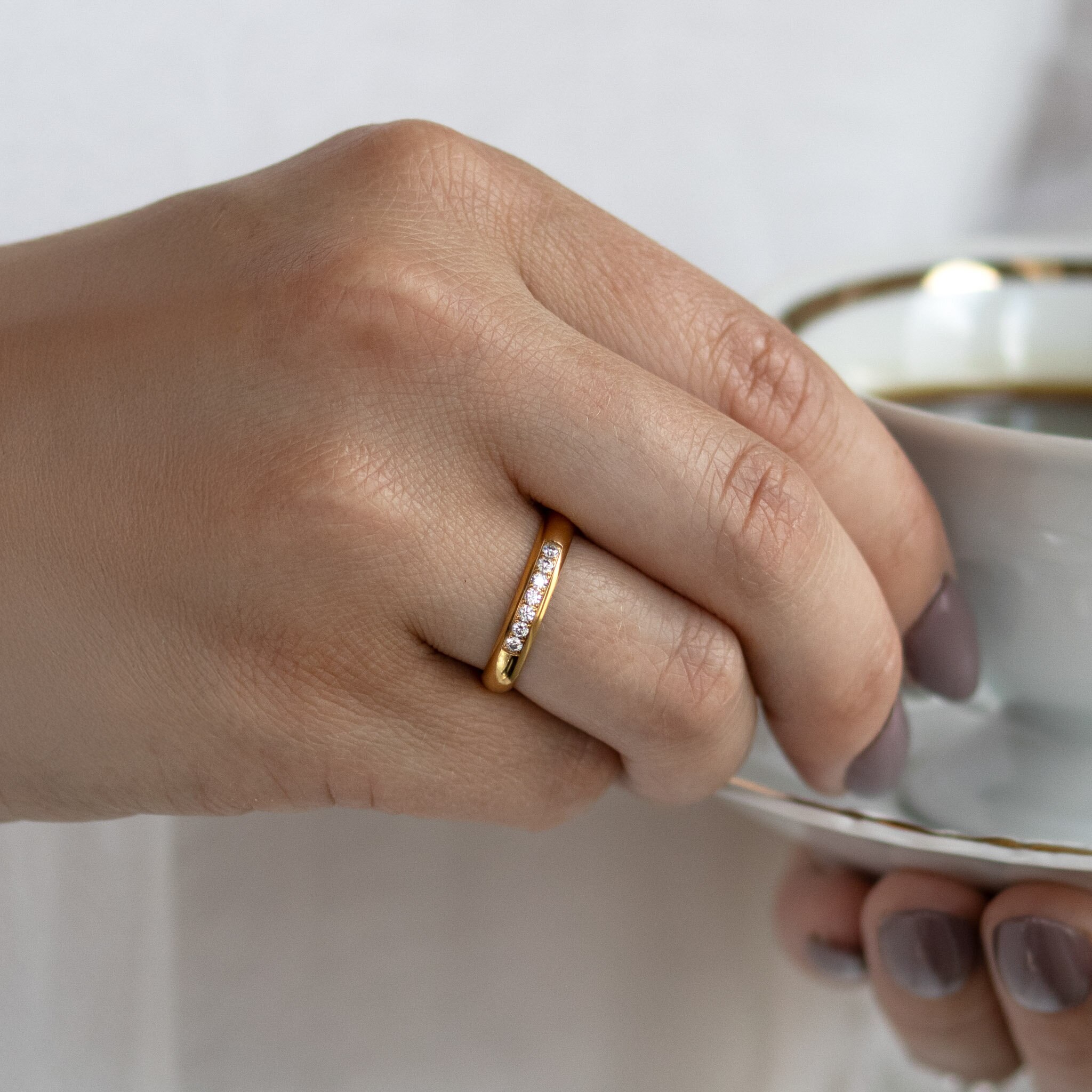 Bianca 0,14 ct vitguld
