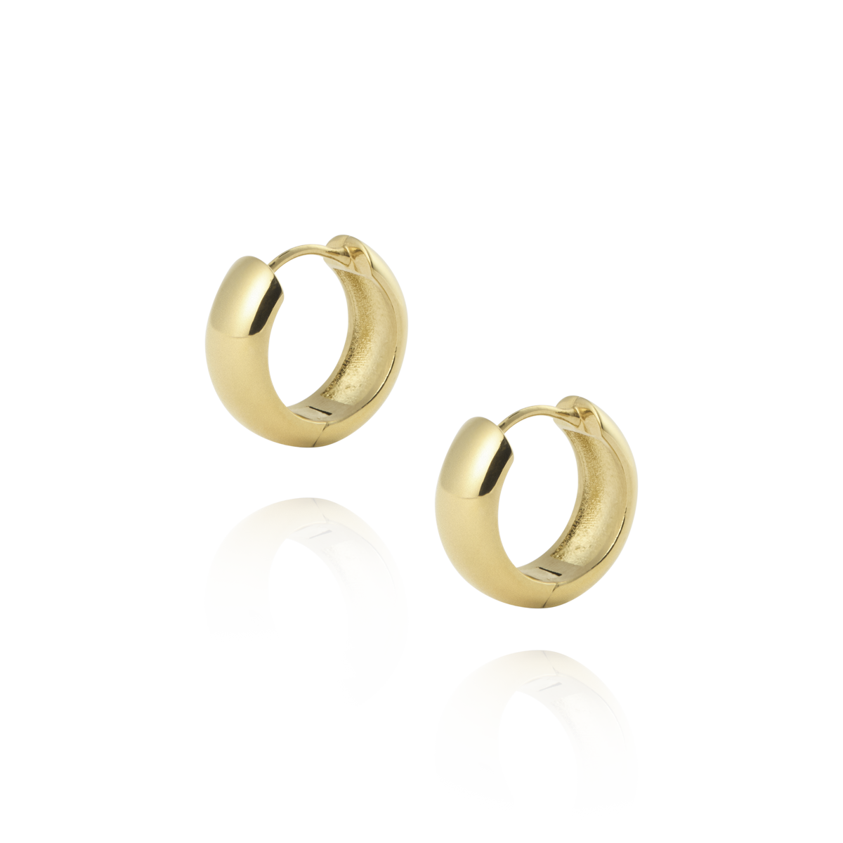 Brave Gold Small Hoops