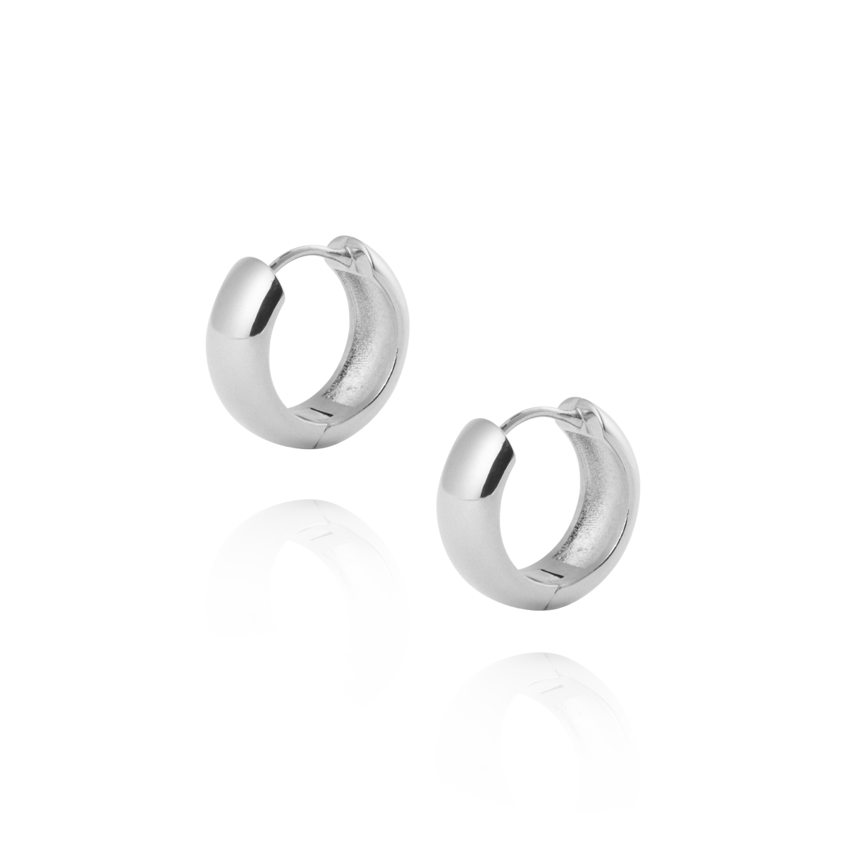 Brave Steel Small Hoops