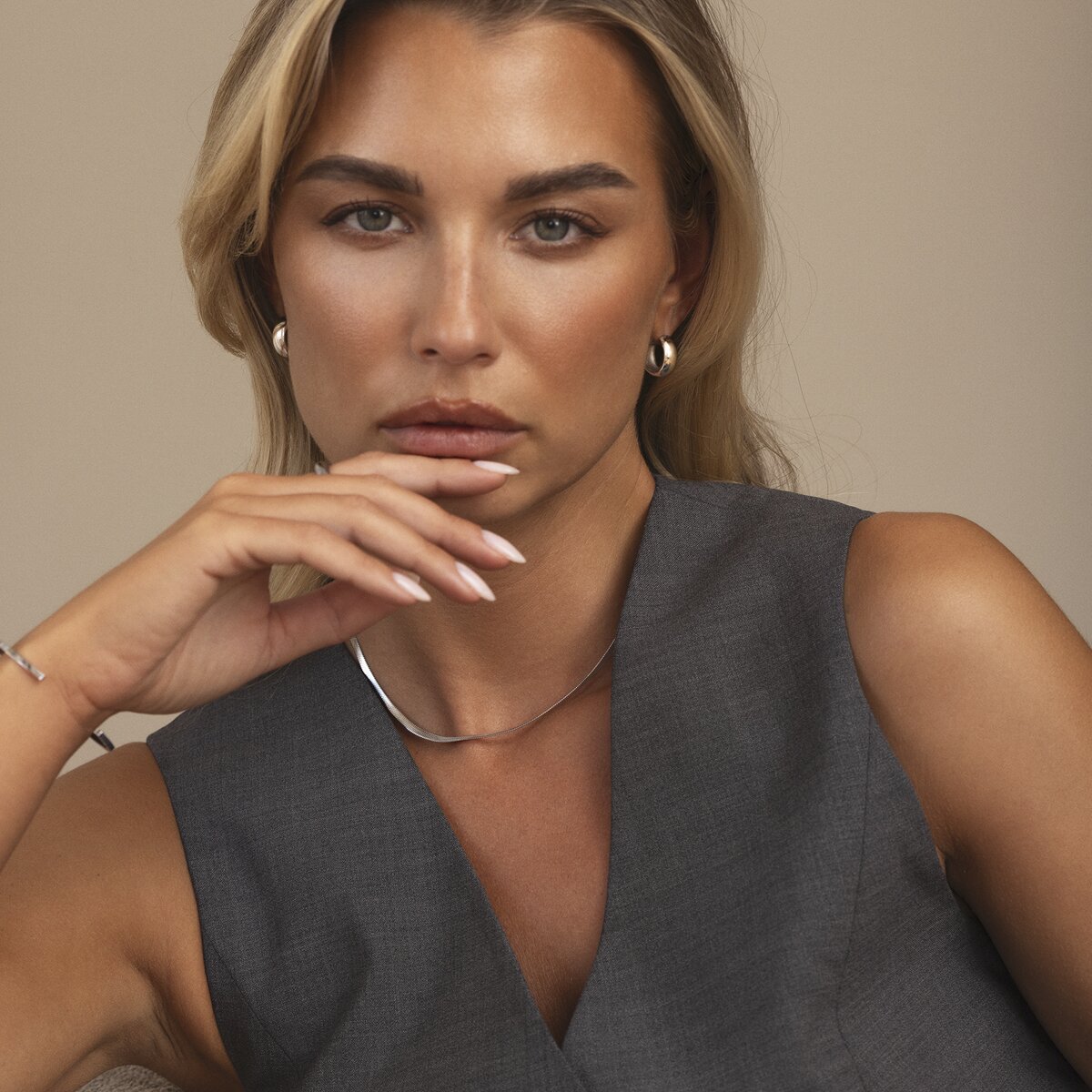 Brave Steel Small Hoops