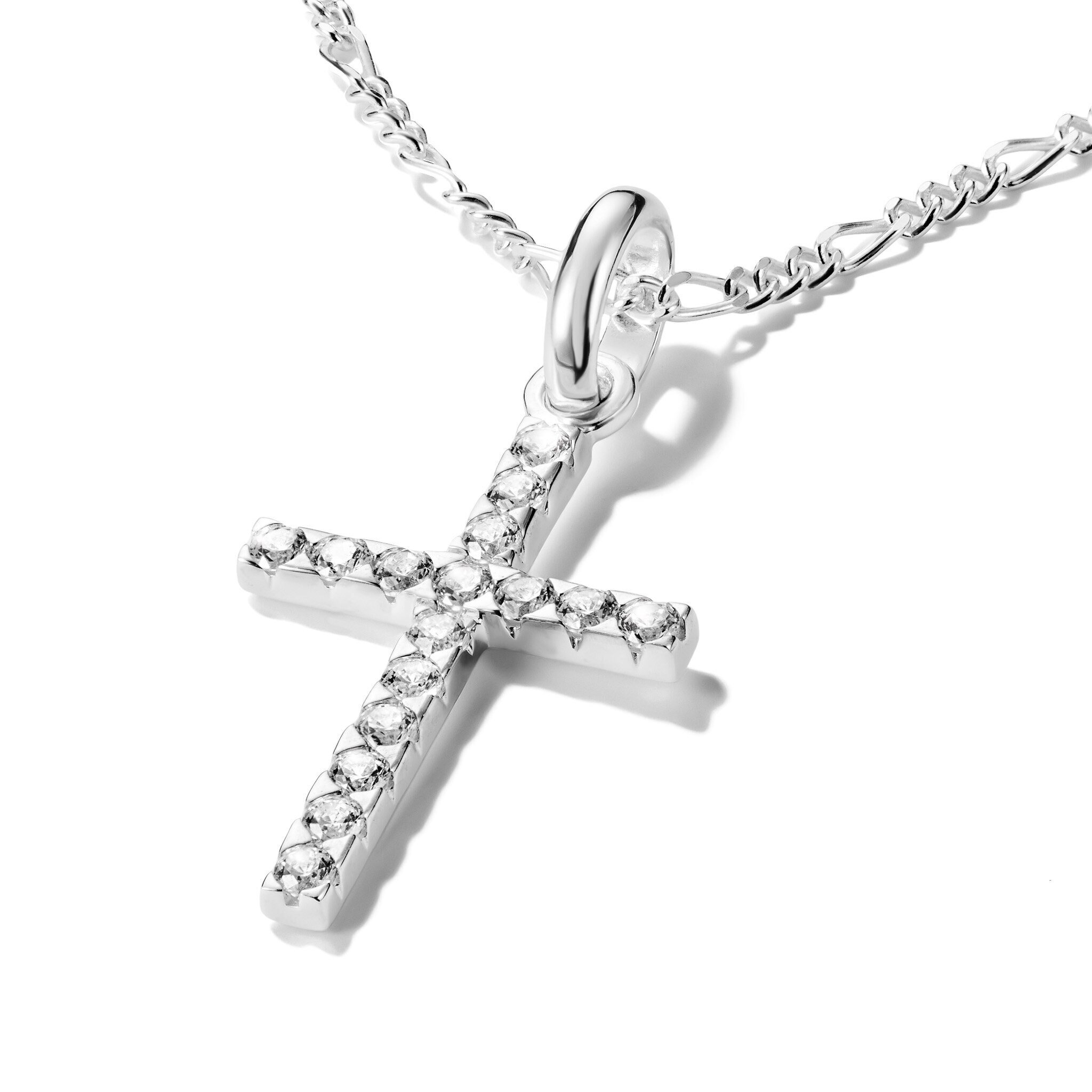 Charm-hängsmycke kors med stenar Connect 