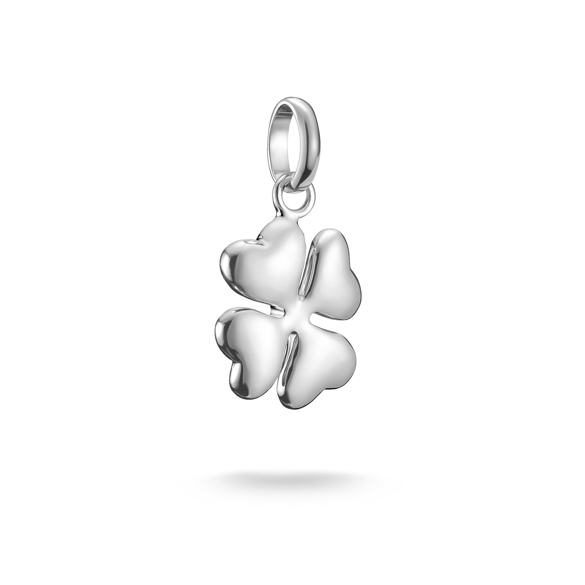 Charm-hängsmycke Fyrklöver i 3D Connect
