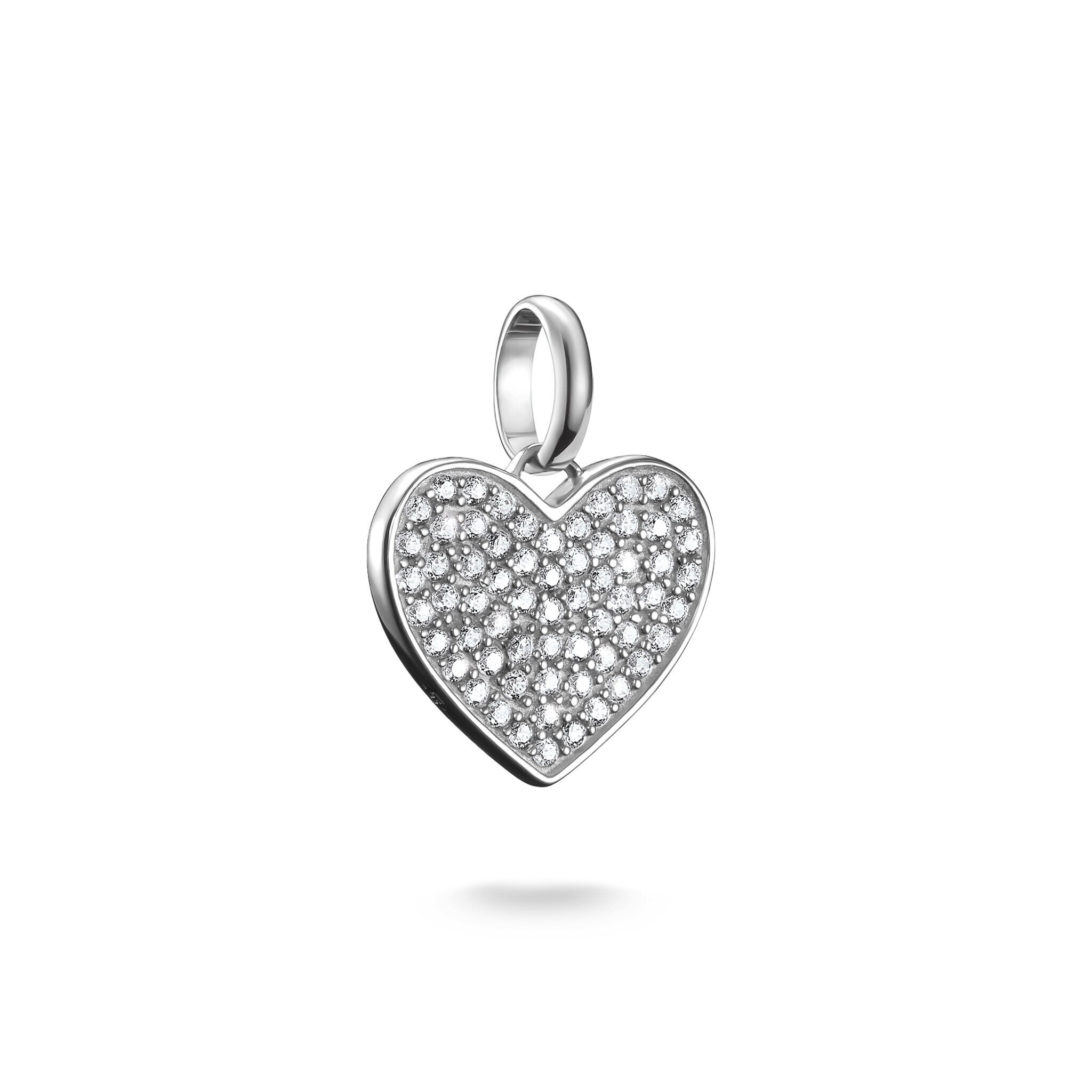 Charm-hängsmycke Pavé-hjärta Connect