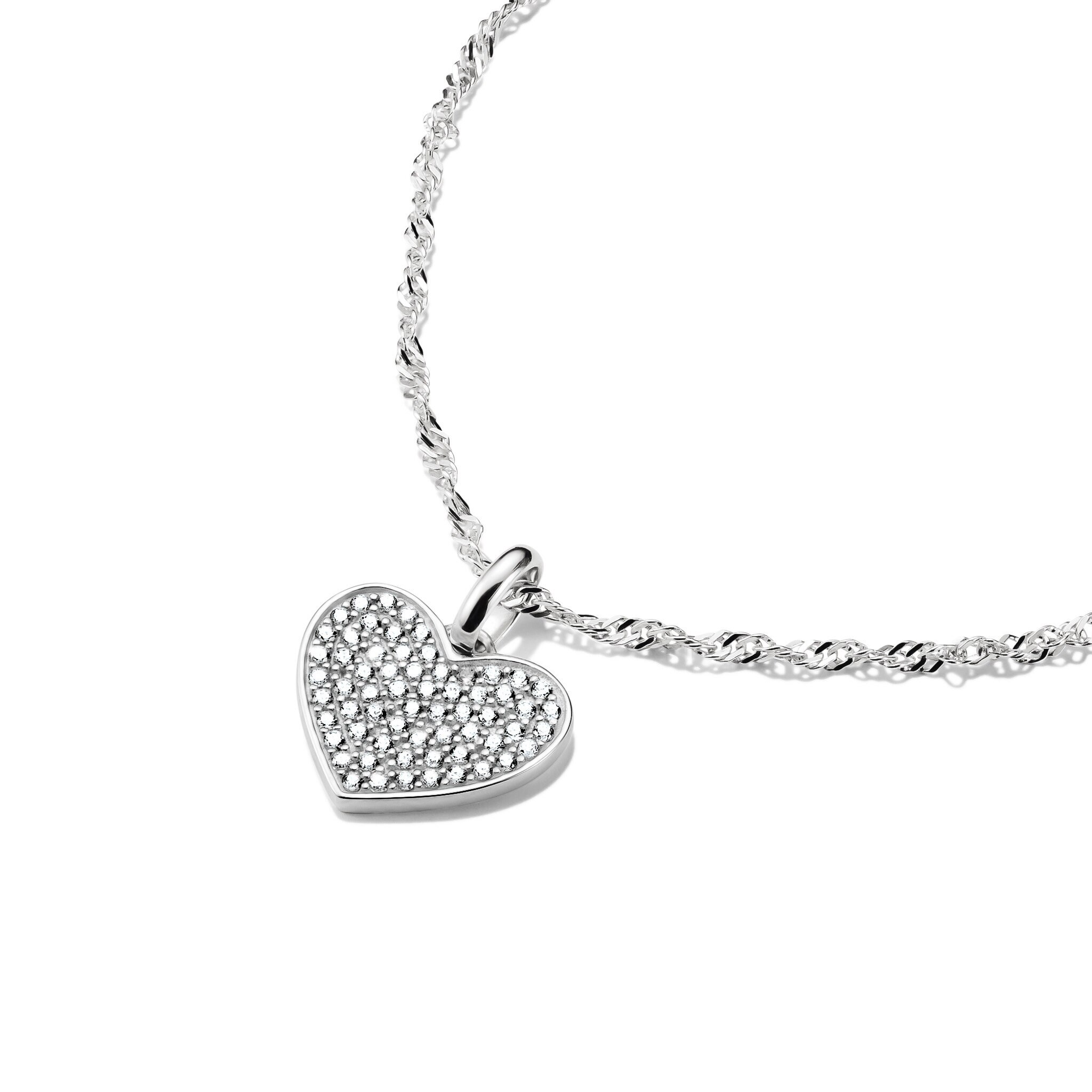 Charm-hängsmycke Pavé-hjärta Connect