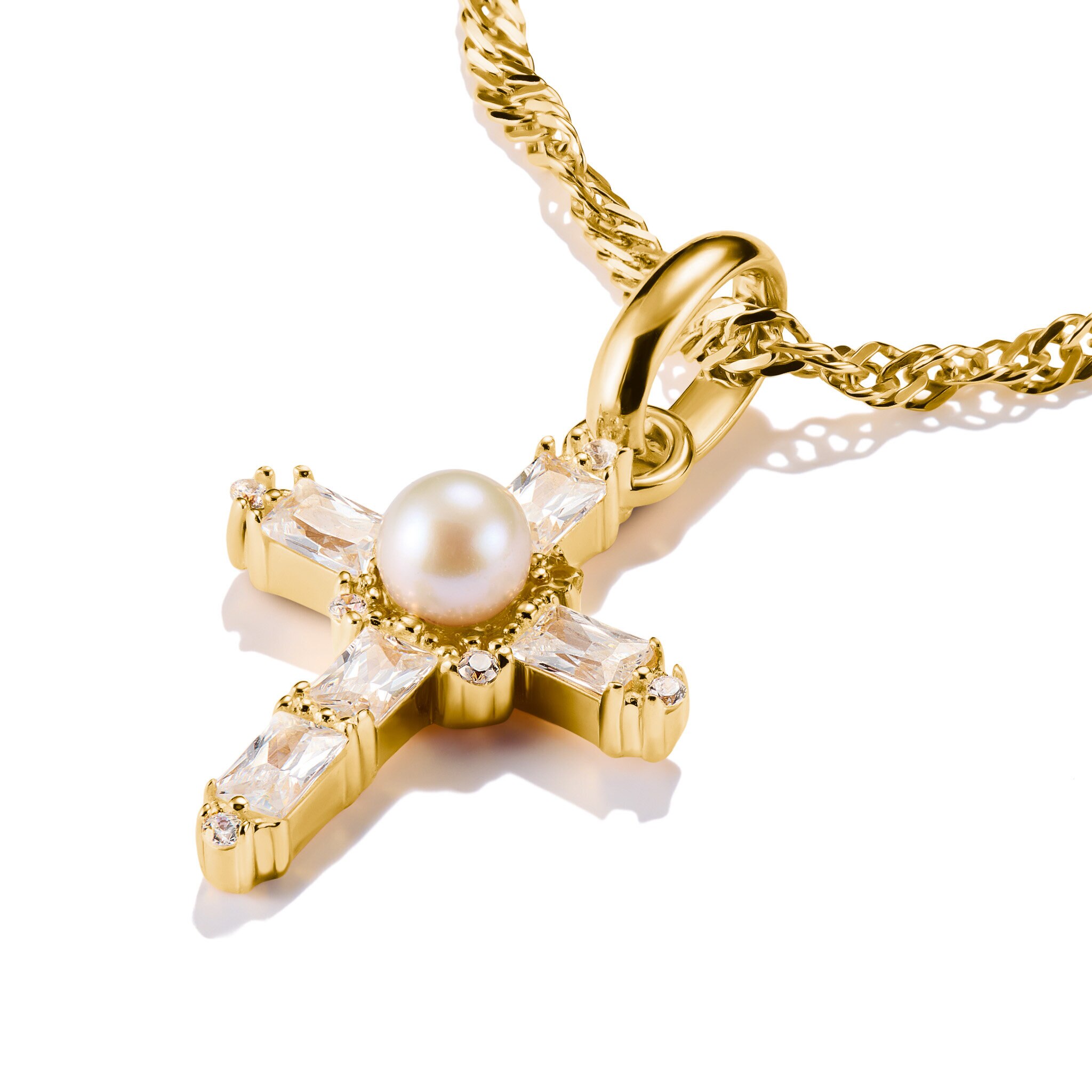 Charm-hängsmycke vintage-kors Connect