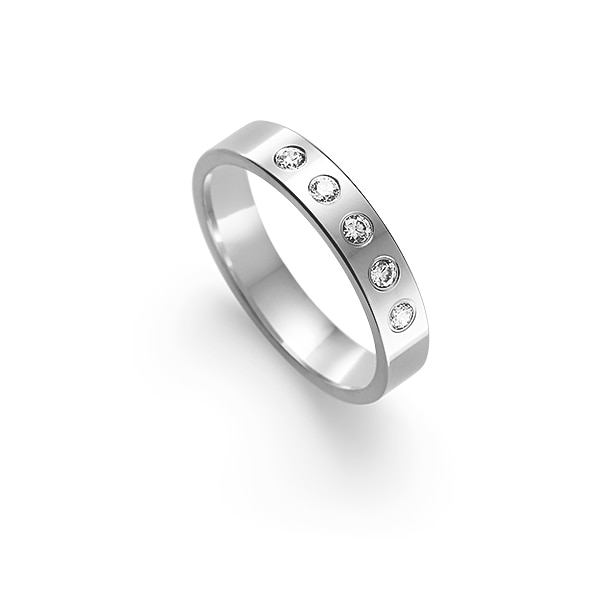 Clara 0,15 ct vitguld