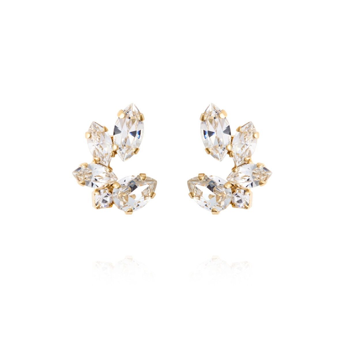 Clare Earrings / Crystal