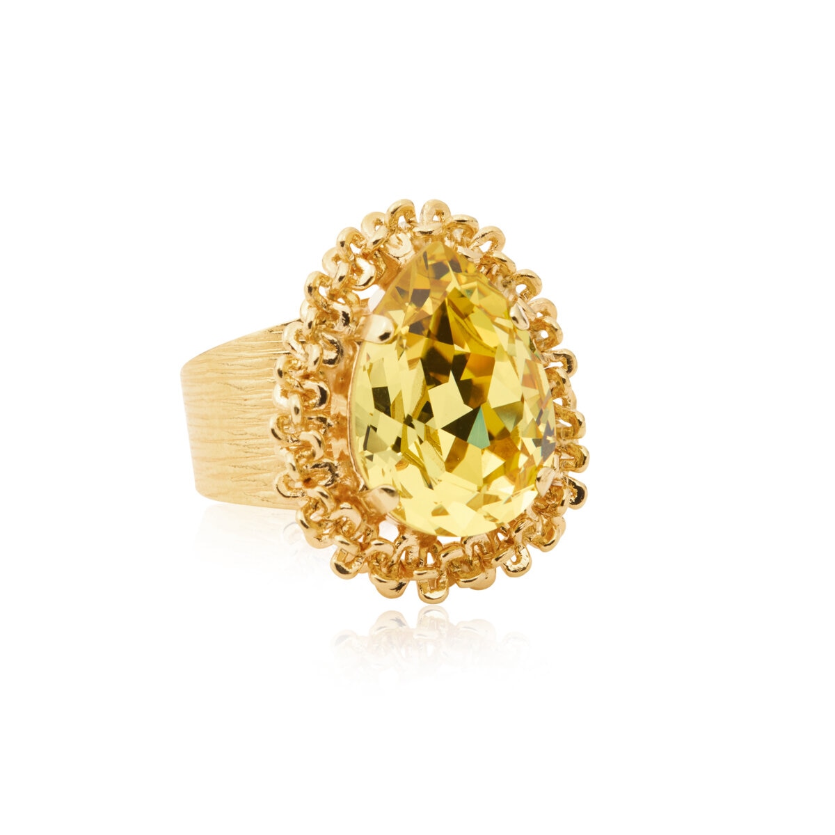 Classic Gemma Ring / ReCreated™ Dark Jonquil