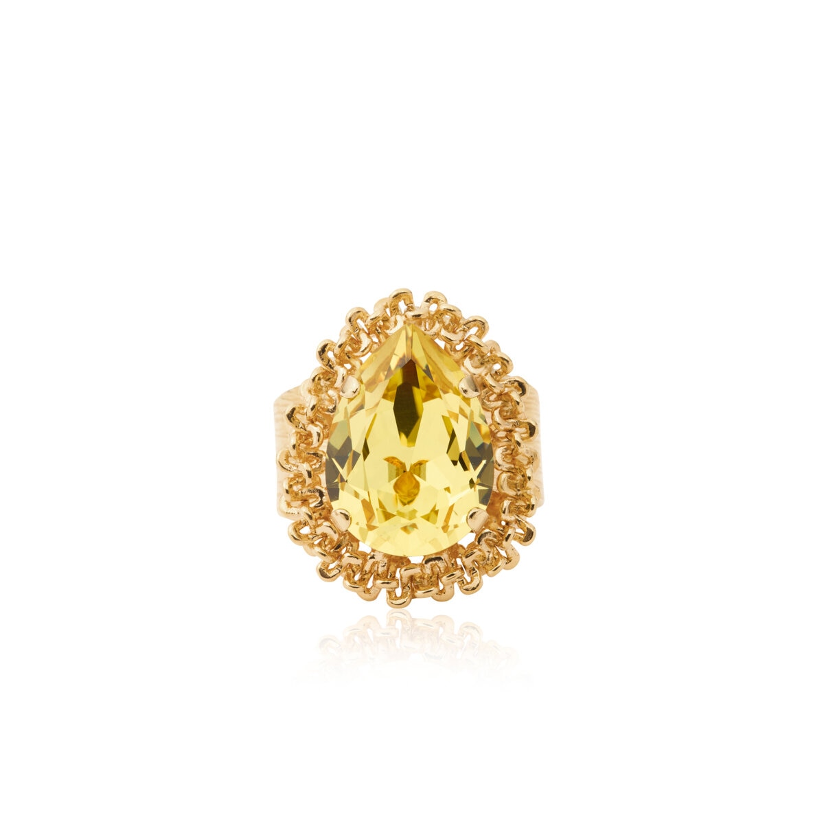 Classic Gemma Ring / ReCreated™ Dark Jonquil