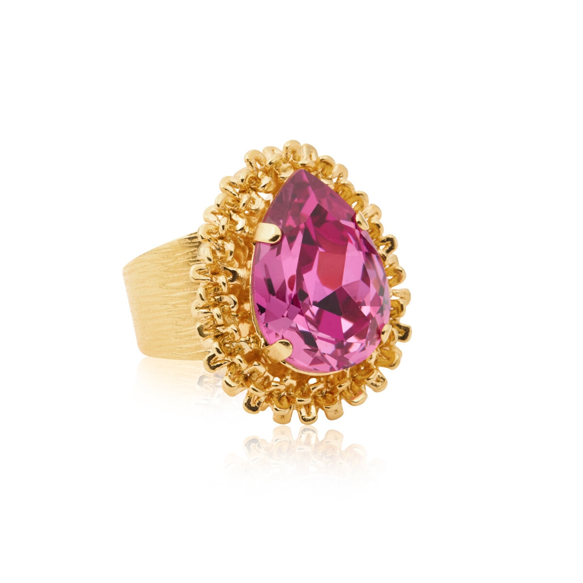 Classic Gemma Ring / Dark Rose