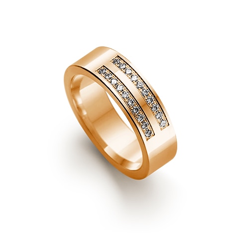 Cornelia 0,20 ct rödguld