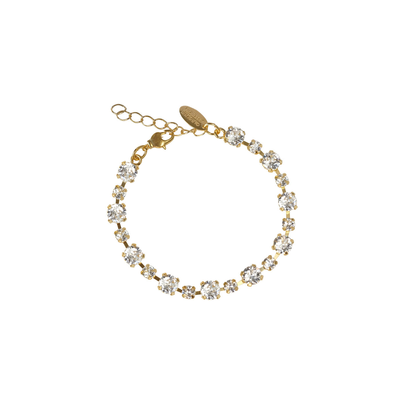 Calanthe bracelet Crystal Gold