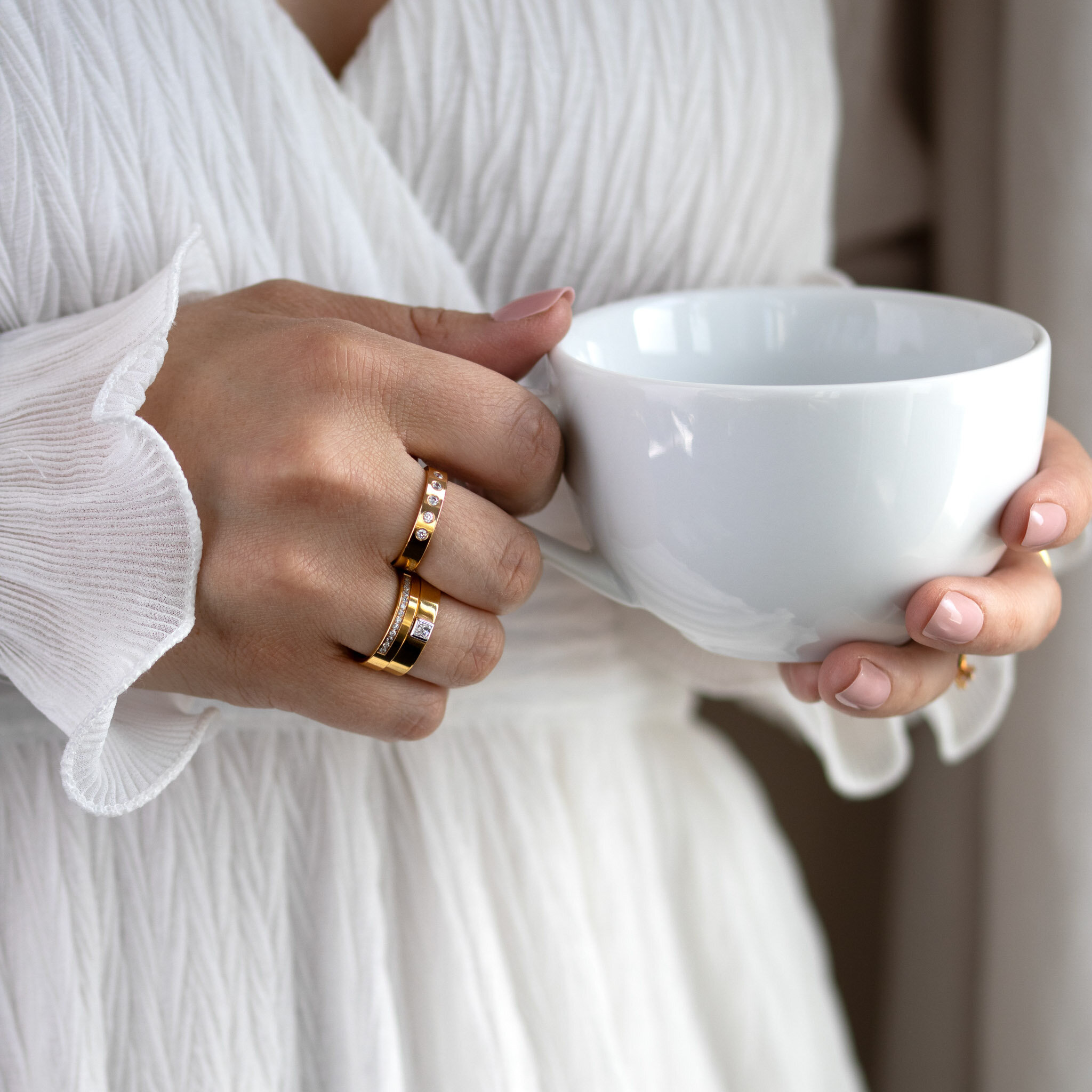 Clara 0,15 ct rödguld