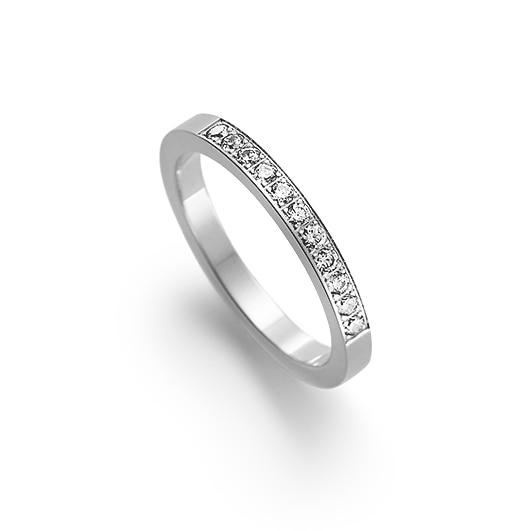Doris 0,22 ct vitguld