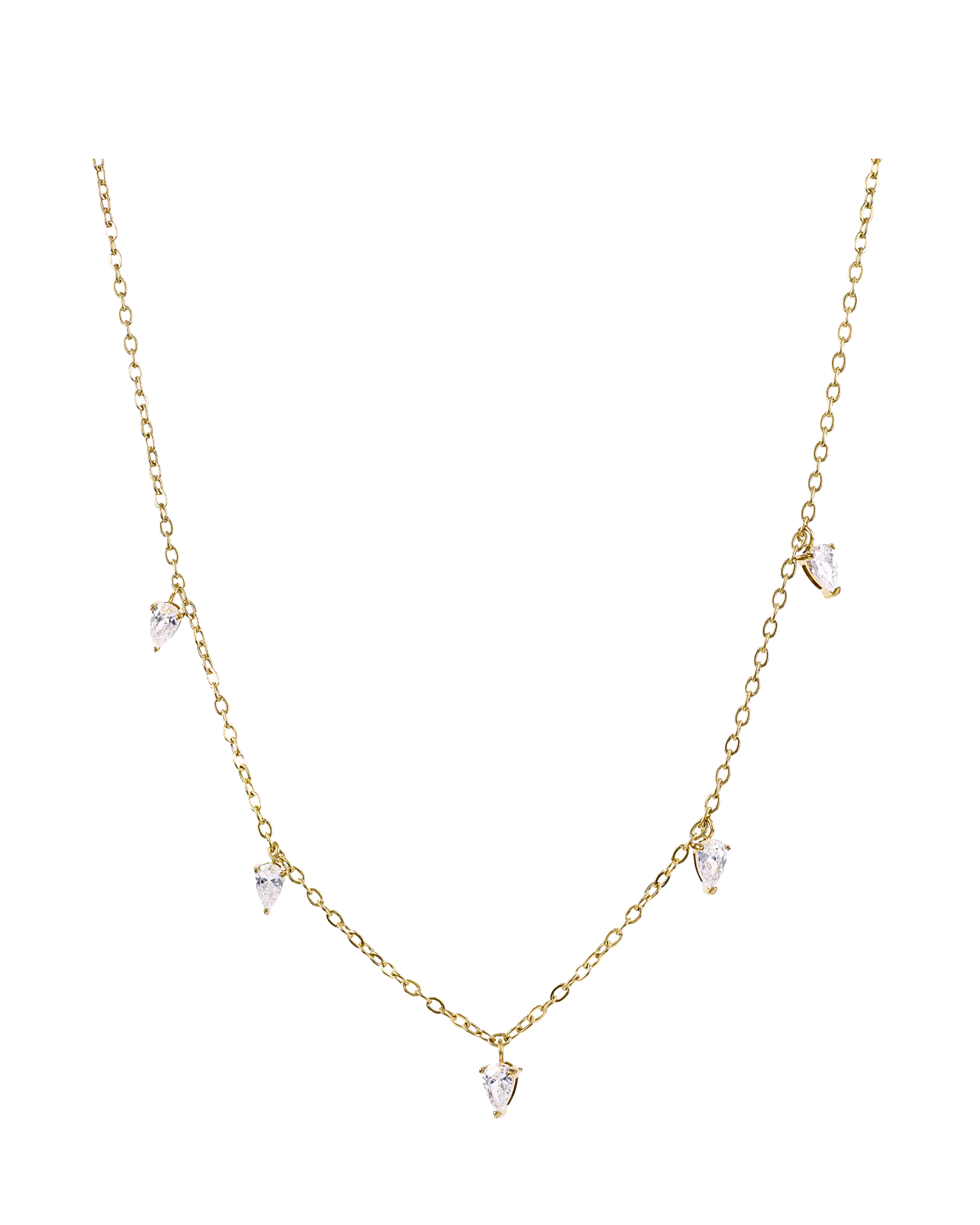 DROP Crystal Multi halsband