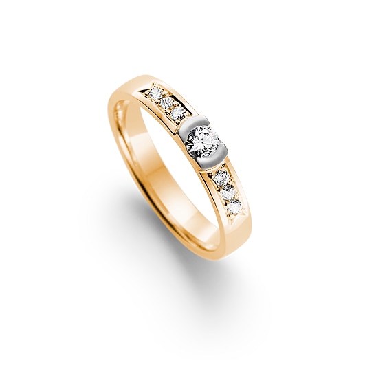 Elsa 0,28 ct rödguld