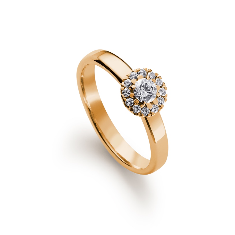 Emmy 0,30 ct rödguld