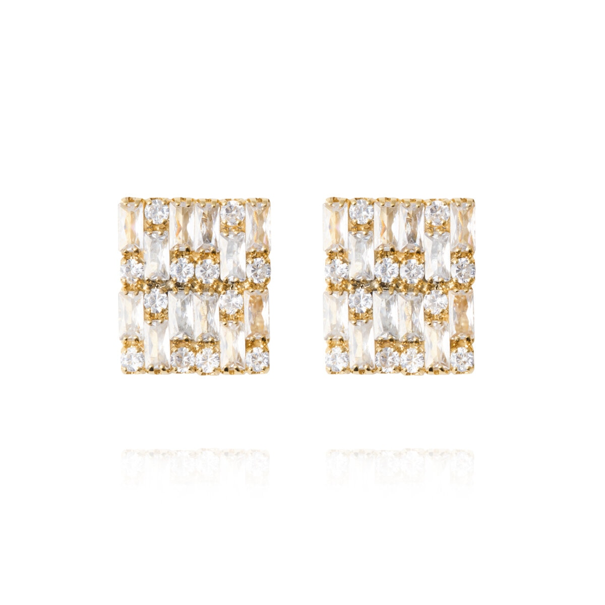 Evelyne Earrings / Crystal