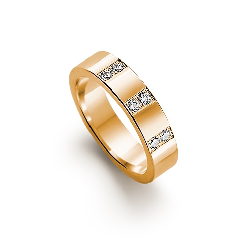 Fia 0,18 ct rödguld