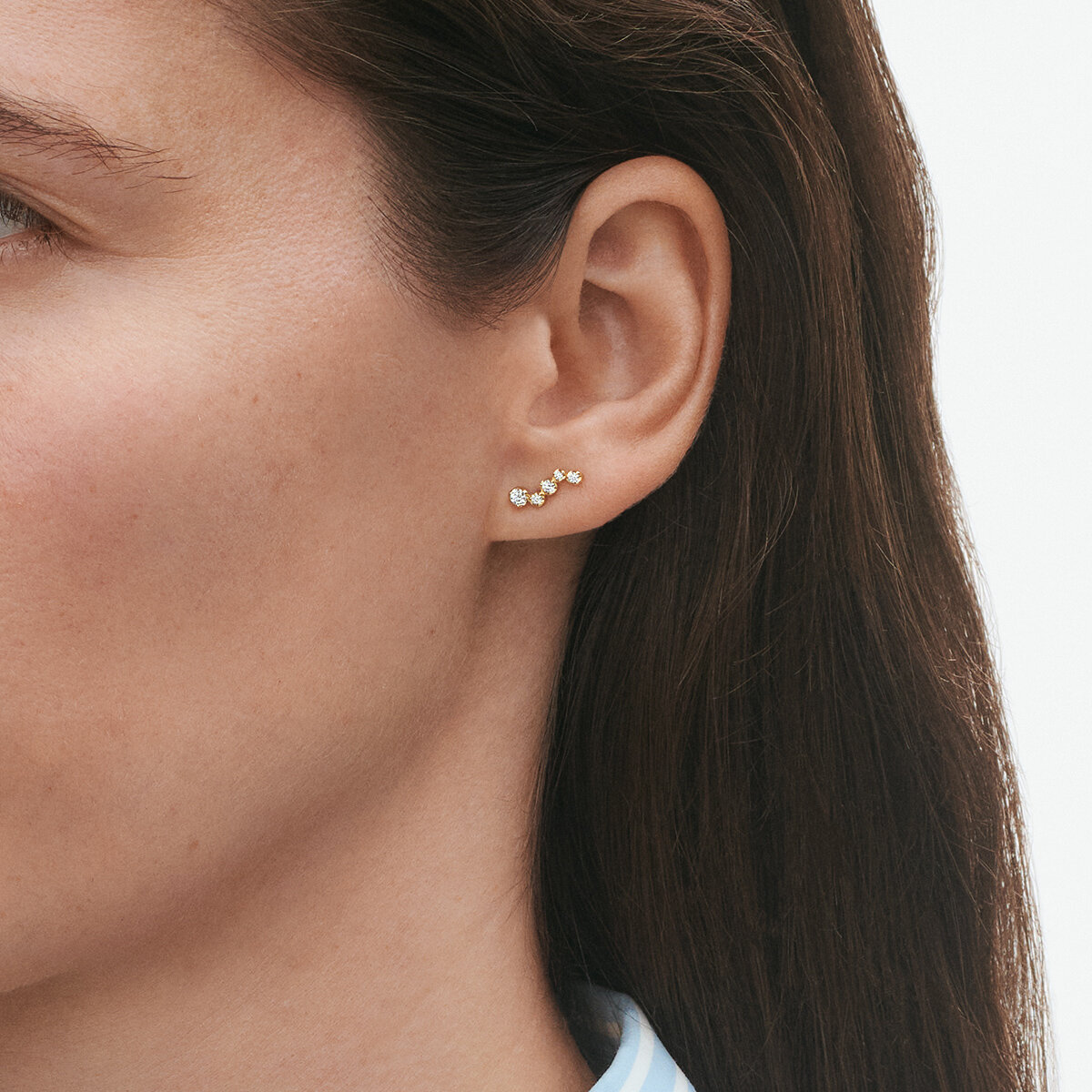 GEORG JENSEN SIGNATURE DIAMONDS stiftörhänge