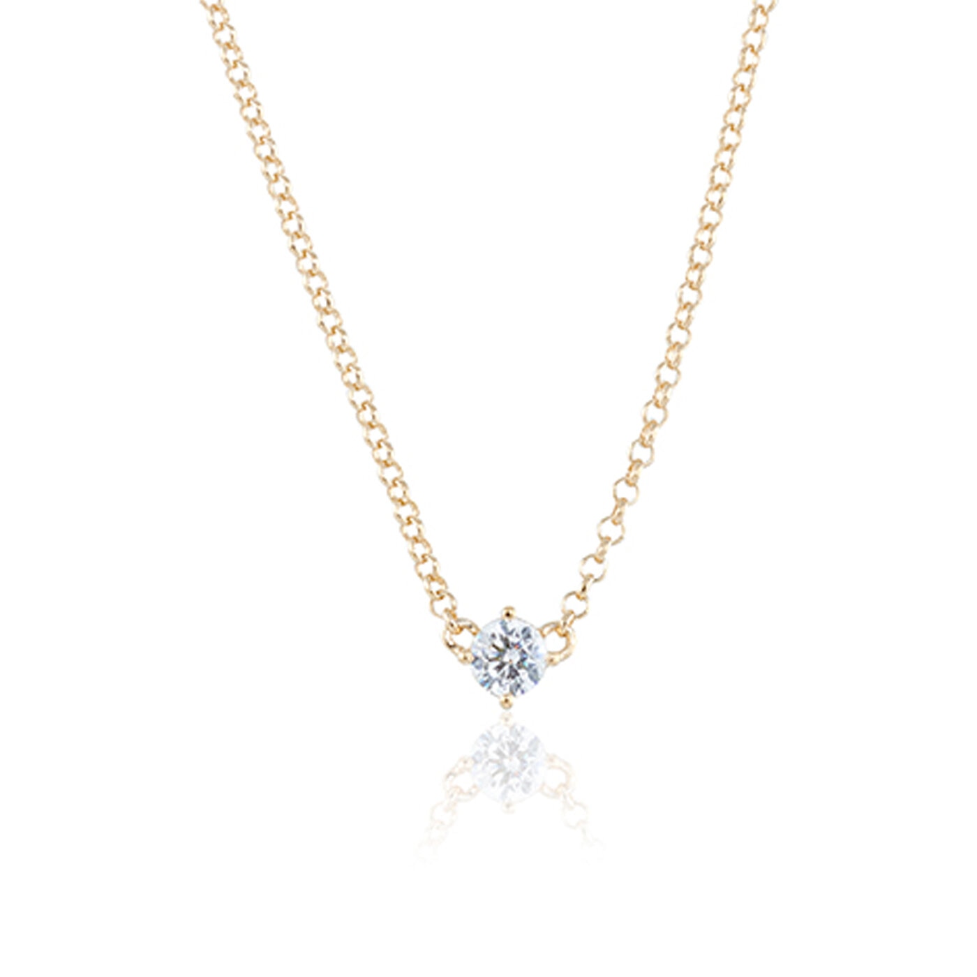 Time to glow mini necklace (gold)
