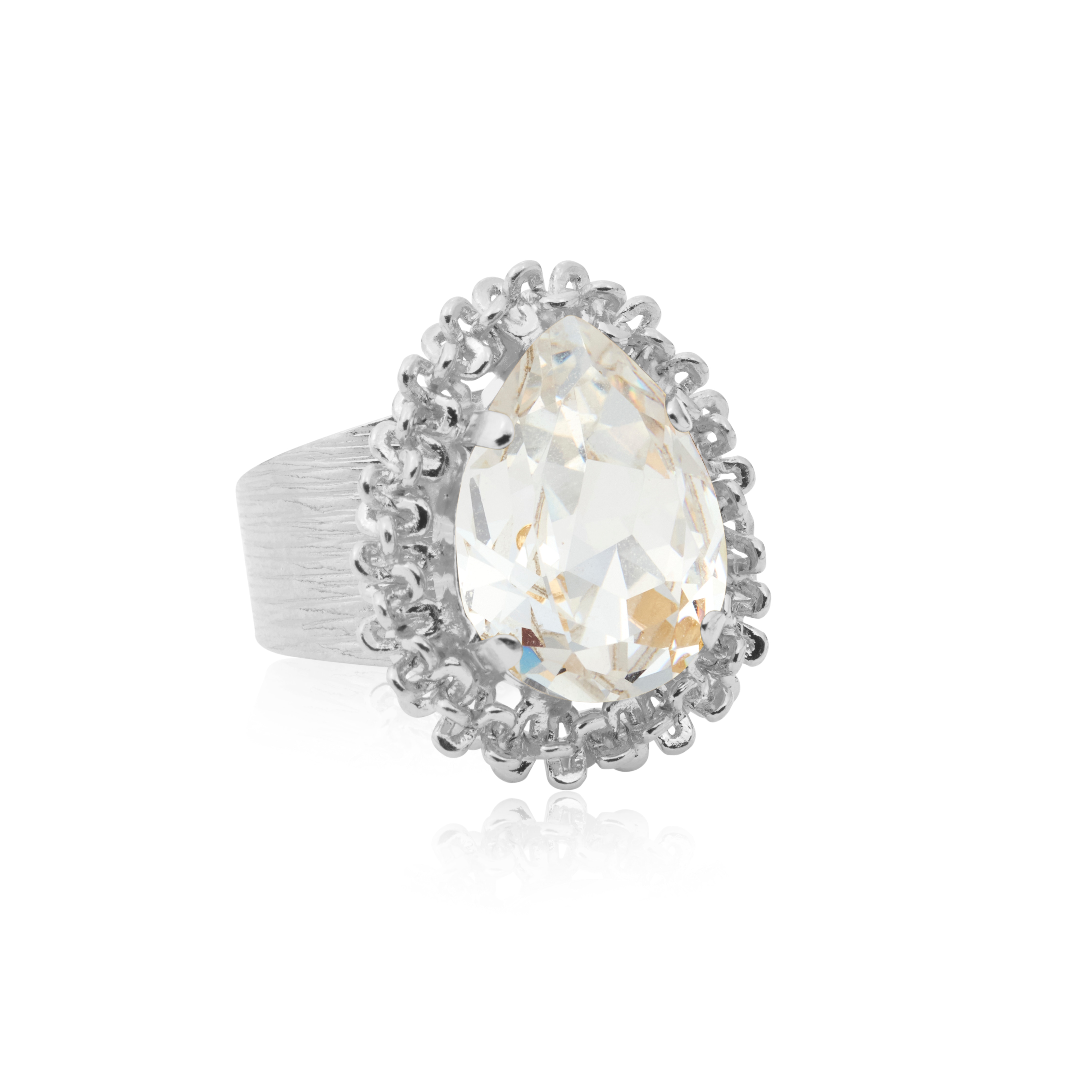 Classic Gemma Ring / Crystal