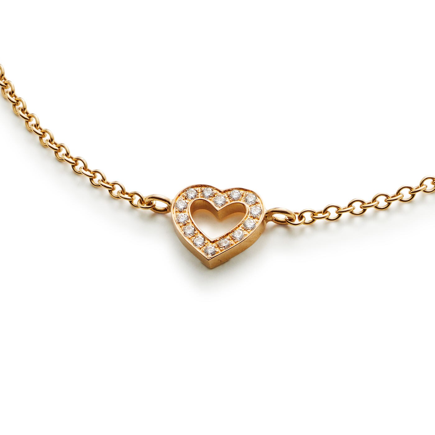 Gracious Love armband 18K rödguld 0,07 ct