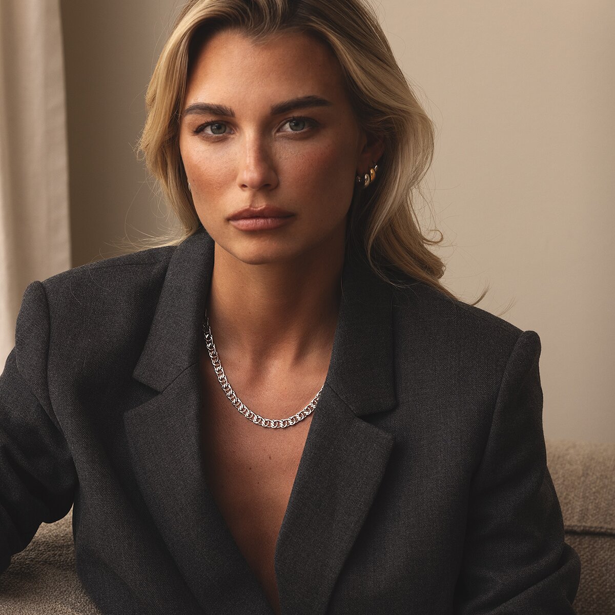 Infinity Grand Steel Necklace