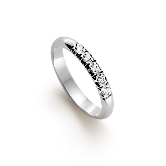 Karin 0,15 ct Vitguld