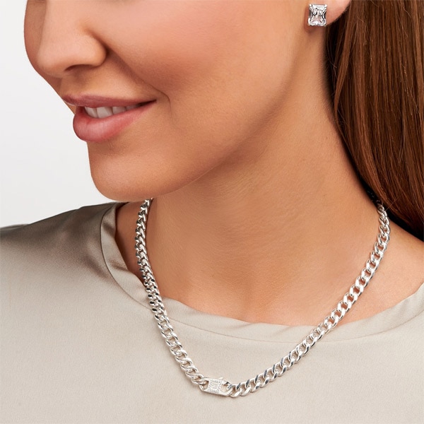 Halsband Länkar Silver