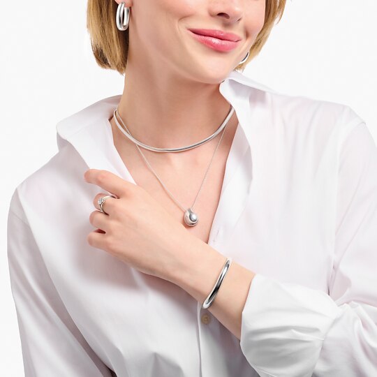 Halsband silverorm