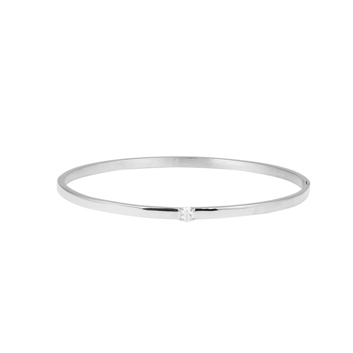 Nisrine Steel Small Bangle