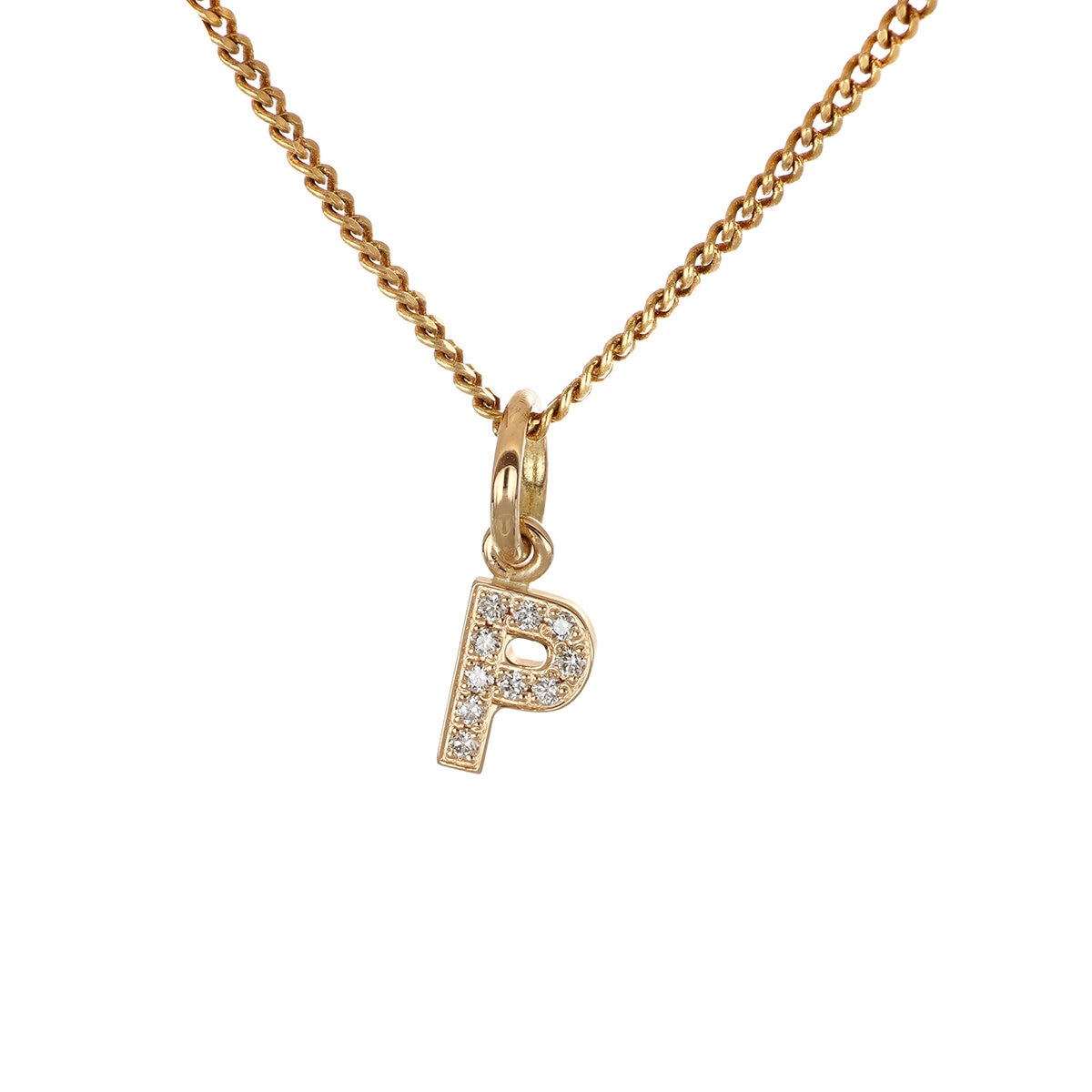 Bokstav P 0,05 ct 18K