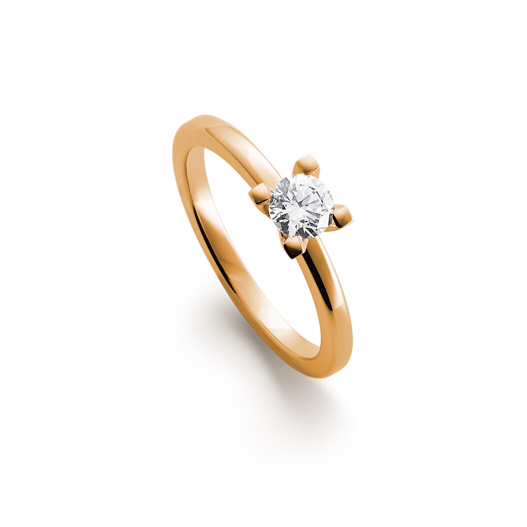Lilja 0,40 ct rödguld